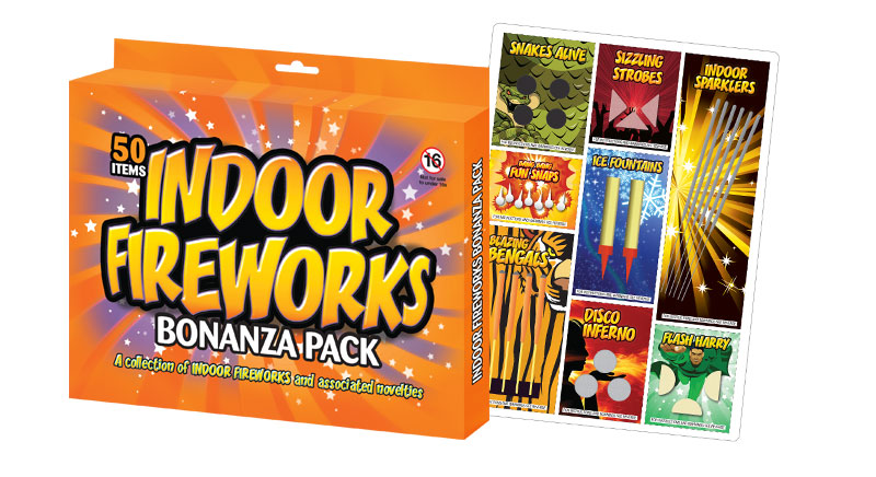 Our flagship retro indoor fireworks pack Our flagship retro indoor fireworks pack